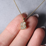 Dije de diamante letra "S" en Oro Amarillo 18k