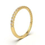 Churumbela Montada en U Oro Amarillo 0.02 ct