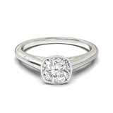 Cathedral Solitaire Frame 1.8mm thickness Yellow Gold
