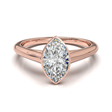 Cathedral Solitaire Frame 1.8mm thickness Yellow Gold