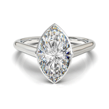 Cathedral Solitaire Frame 1.8mm thickness Yellow Gold