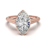 Cathedral Solitaire Frame 1.8mm thickness Yellow Gold