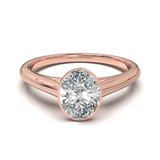 Cathedral Solitaire Frame 1.8mm thickness Yellow Gold