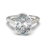 Cathedral Solitaire Frame 1.8mm thickness Yellow Gold