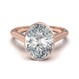 Cathedral Solitaire Frame 1.8mm thickness Yellow Gold