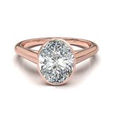 Cathedral Solitaire Frame 1.8mm thickness Yellow Gold