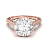 Cathedral Solitaire Frame 1.8mm thickness Yellow Gold