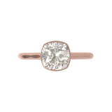 Cathedral Solitaire Frame 1.8mm thickness Yellow Gold