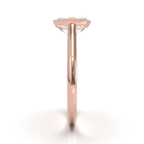 Cathedral Solitaire Frame 1.8mm thickness Yellow Gold