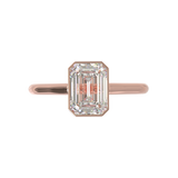 Cathedral Solitaire Frame 1.8mm thickness Yellow Gold