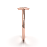 Cathedral Solitaire Frame 1.8mm thickness Yellow Gold