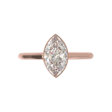 Cathedral Solitaire Frame 1.8mm thickness Yellow Gold