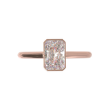 Cathedral Solitaire Frame 1.8mm thickness Yellow Gold