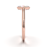 Cathedral Solitaire Frame 1.8mm thickness Yellow Gold