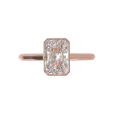 Cathedral Solitaire Frame 1.8mm thickness Yellow Gold