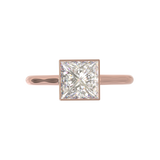 Cathedral Solitaire Frame 1.8mm thickness Yellow Gold