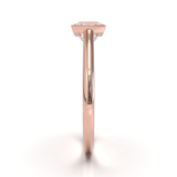 Cathedral Solitaire Frame 1.8mm thickness Yellow Gold