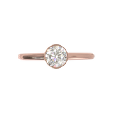 Cathedral Solitaire Frame 1.8mm thickness Yellow Gold