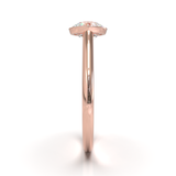 Cathedral Solitaire Frame 1.8mm thickness Yellow Gold