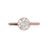 Cathedral Solitaire Frame 1.8mm thickness Yellow Gold