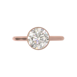 Cathedral Solitaire Frame 1.8mm thickness Yellow Gold