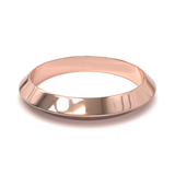 Argolla Dos Aguas Oro Rosa