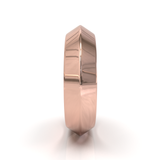 Argolla Dos Aguas Oro Rosa