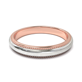 Argolla Milgrain 2 Tonos OB/OR