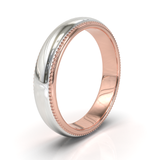 Argolla Milgrain 2 Tonos OB/OR