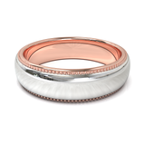 Argolla Milgrain 2 Tonos OB/OR