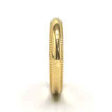 Argolla Milgrain Oro Amarillo