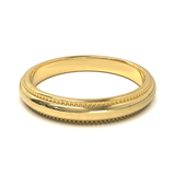 Argolla Milgrain Oro Amarillo