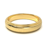 Argolla Milgrain Oro Amarillo