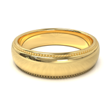 Argolla Milgrain Oro Amarillo