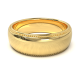 Argolla Milgrain Oro Amarillo