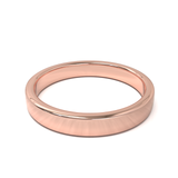 Argolla Plana Oro Rosa