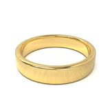 Argolla Plana Oro Amarillo