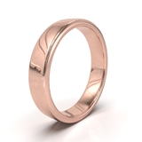 Argolla Plana Oro Rosa