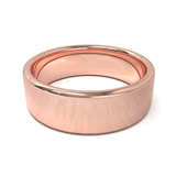 Argolla Plana Oro Rosa