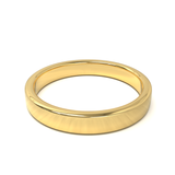 Argolla Plana Oro Amarillo