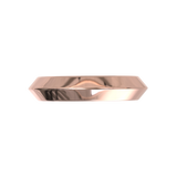 Argolla Dos Aguas Oro Rosa