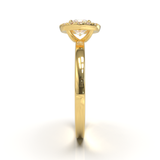 Halo Frame 0.01 Yellow Gold