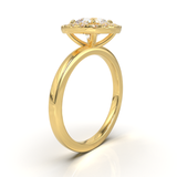 Halo Frame 0.01 Yellow Gold