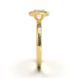 Halo Frame 0.01 Yellow Gold