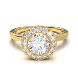 Halo Frame 0.01 Yellow Gold