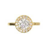 Halo Frame 0.01 Yellow Gold