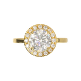 Halo Frame 0.01 Yellow Gold