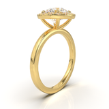 Halo Frame 0.01 Yellow Gold