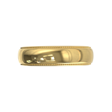 Argolla Milgrain Oro Amarillo