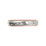 Argolla Milgrain 2 Tonos OB/OR